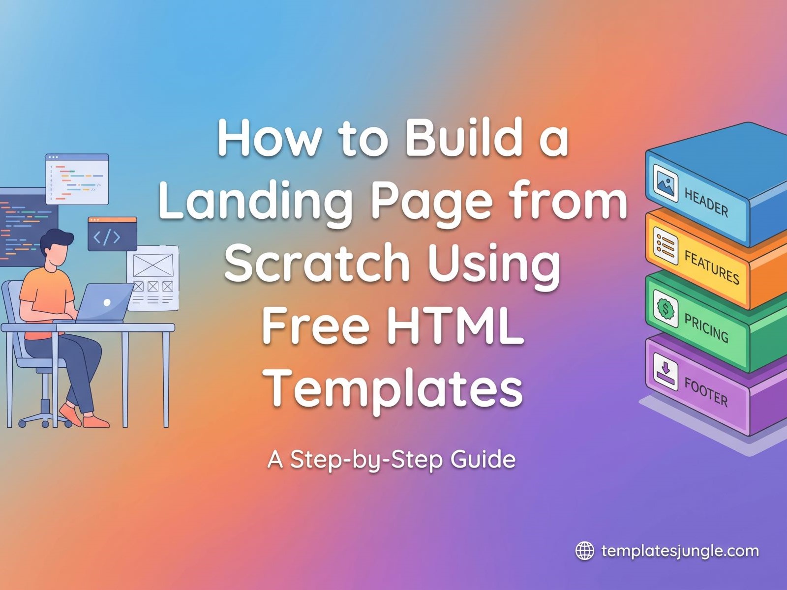 How to Build a Landing Page from Scratch Using Free HTML Templates