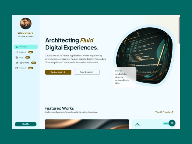 DevFlow – Modern CV & Resume HTML Template