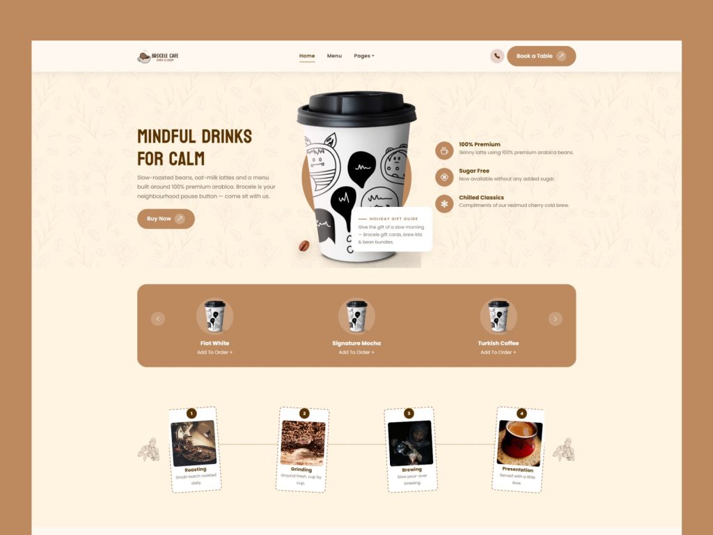 Brocele — Cafe & Restaurant Bootstrap 5 Template