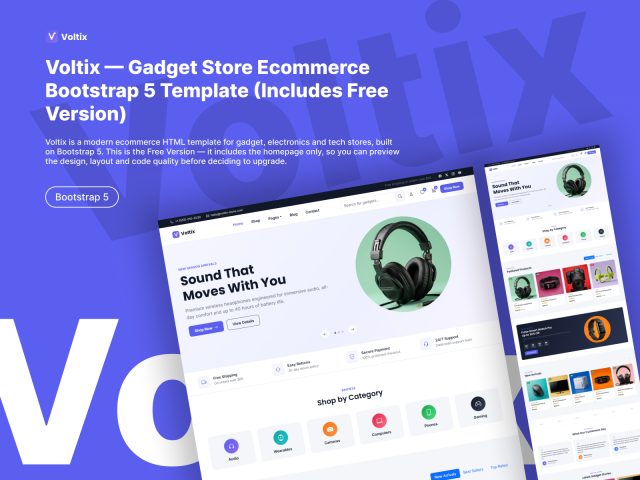 Gadget Store eCommerce HTML Template